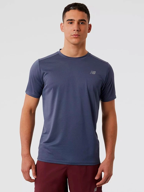 Футболка New Balance Core Run MT11205THN M Серая (196071853772) – в ...