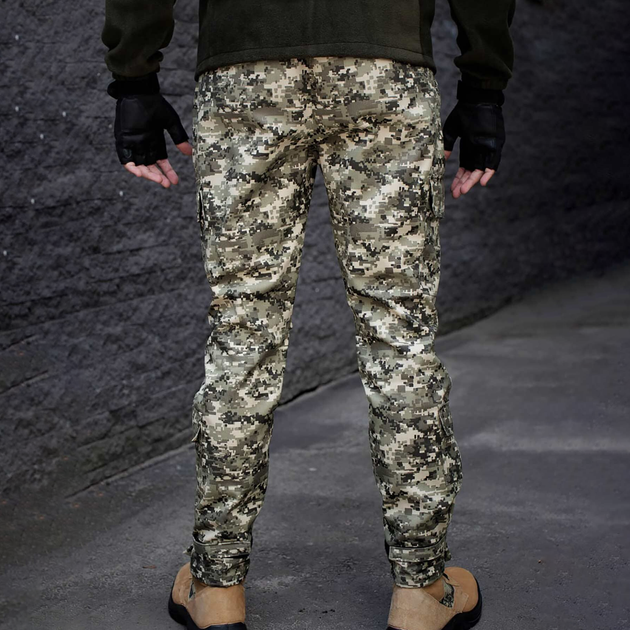 Утеплені чоловічі штани з 6-ма кишенями / Брюки піксель розмір XL - зображення 2