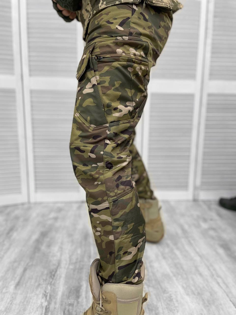 Износостойкие Мужские Штаны Single Sword SoftShell на флисе / Плотные Брюки мультикам размер XL - изображение 2