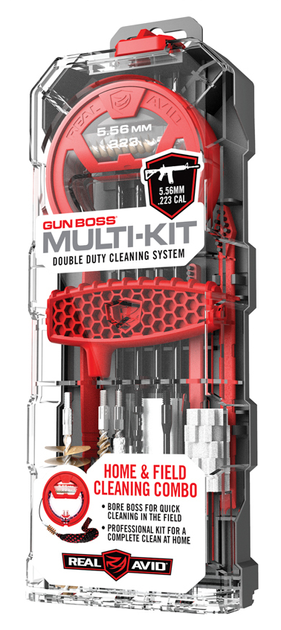Набор для чистки оружия Real Avid Gun Boss Multi-Kit калибра 0.223 / 5.56 мм для AR15, AK74, AKC74 - изображение 1