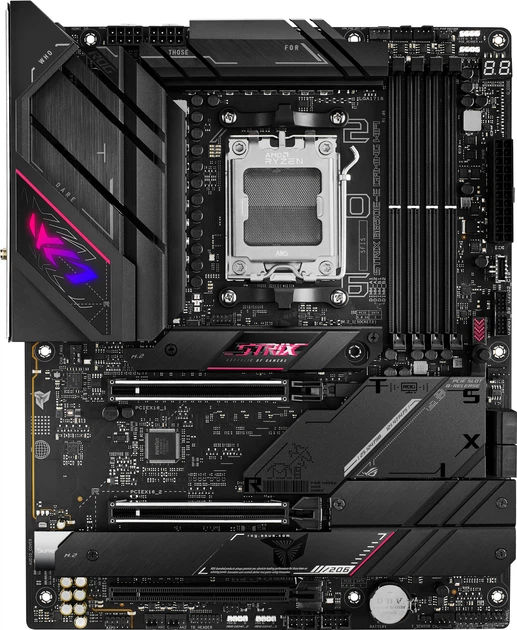 Материнська плата Asus ROG STRIX B650E-E Gaming Wi-Fi (sAM5, AMD B650, PCI-Ex16) - Фото 1 Материнська плата Asus ROG STRIX B650E-E Gaming Wi-Fi (sAM5, AMD B650, PCI-Ex16) - зображення 1