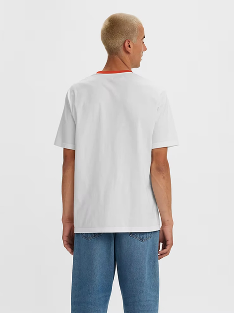 Футболка хлопковая длинная мужская Levi's 335667678 2XL Белая ...
