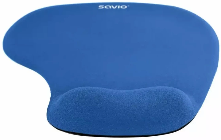 Podkładka pod mysz z poduszką żelową Savio 230 x 190 x 3 mm Niebieska (SAVMP-01BL) - obraz 4