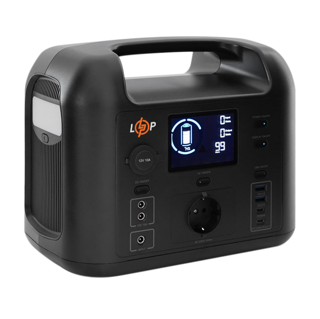 Багатофункціональна портативна зарядна станція LP CHARGER 500 (500W, 518Wh) - Фото 3 Багатофункціональна портативна зарядна станція LP CHARGER 500 (500W, 518Wh) - зображення 3