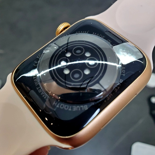 Смарт-часы 8 серии Smart Watch GS8 Pro Мах 45mm украинское меню с функцией звонка Золотые - изображение 7