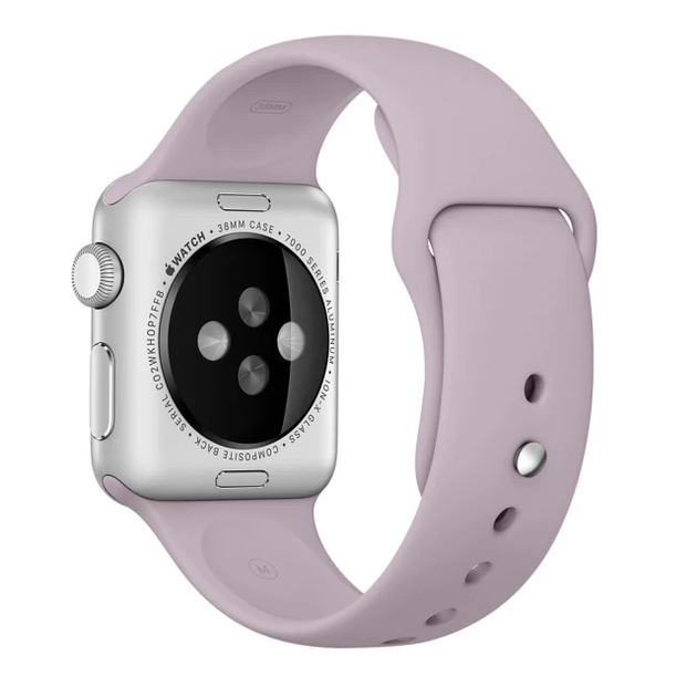 Силиконовый ремешок для Apple Watch 42/44/45/49 мм Lavender - изображение 3