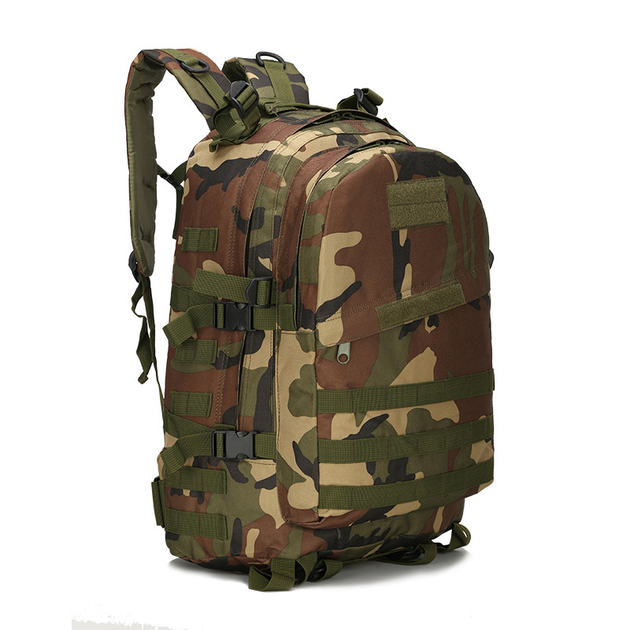 Тактичний чоловічий універсальний рюкзак на дві лямки 35 л хакі - зображення 1