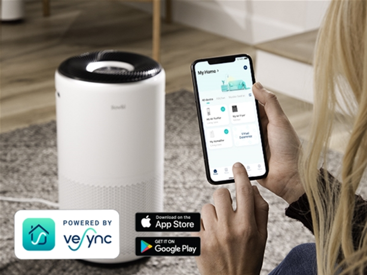 Очиститель воздуха LEVOIT Smart Air Purifier Core 400S White (HEAPAPLVSEU0072) + Фильтр Levoit Air Cleaner Filter Core 400S True HEPA 3-Stage (Original Filter) (HEACAFLVNEU0052) (комплект) - изображение 10