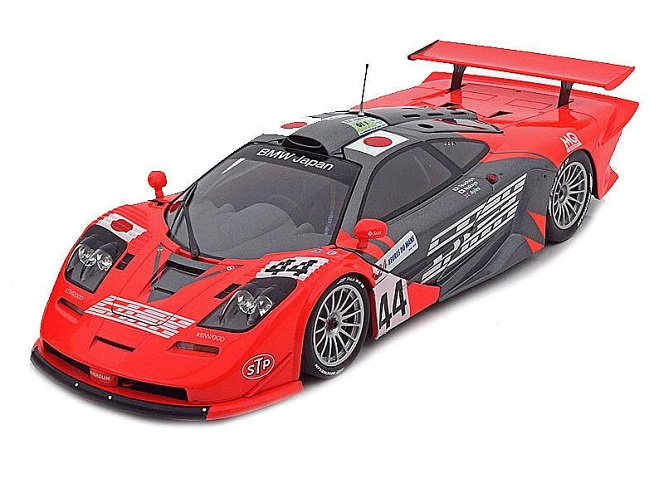 Сборная модель автомобиля McLaren F1 GTR 1997 LE MANS-24H #44 (Overseas Edition) | 1:24 Aoshima 007518 - Фото 2 Сборная модель автомобиля McLaren F1 GTR 1997 LE MANS-24H #44 (Overseas Edition) | 1:24 Aoshima 007518 - изображение 2