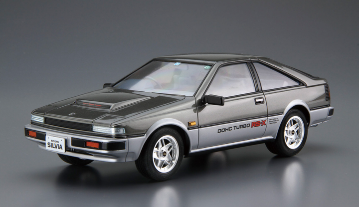 Сборная модель 1/24 автомобиль Nissan Silvia S12 Turbo RS-X '84 Aoshima 06229 - изображение 3