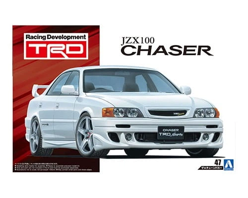 Збірна модель 1/24 автомобілю Toyota Chaser TRD JZX100 '98 Aoshima