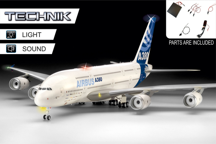 Сборная модель 1/144 самолета Airbus A380-800 Technik Revell 00453 ...