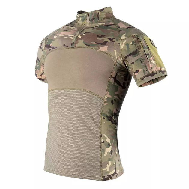 Мужской Убакс с короткими рукавами и дышащими вставками / Прочная уставная Рубашка мультикам размер XL - изображение 1