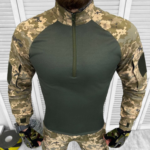 Легкий Мужской Убакс пиксель мм14 / Поплиновая уставная Рубашка размер XL - изображение 2