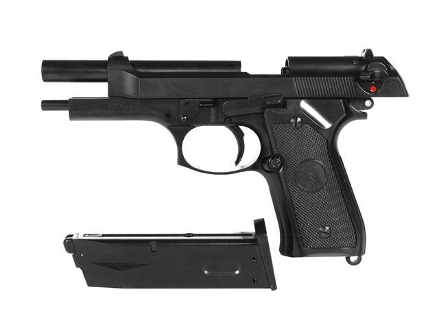 Страйкбольний пістолет KJW Beretta M92F/M9 Metal Green Gas - изображение 3
