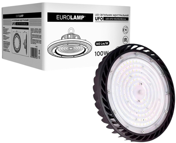 Светильник промышленный EUROLAMP LED High Bay UFO NEW IP65 100W 6500K ...