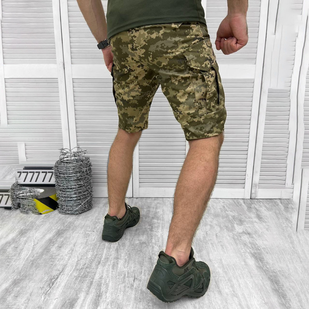 Мужские крепкие Шорты Enzim с накладными карманами рип-стоп пиксель размер 3XL - изображение 2