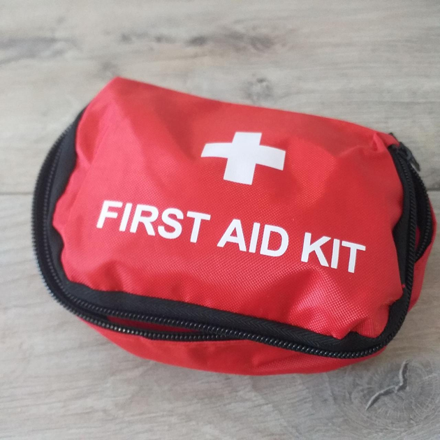 Аптечка органайзер для подорожей First aid kit Дорожній органайзер для ліків Червоний (KG-9019) - зображення 2