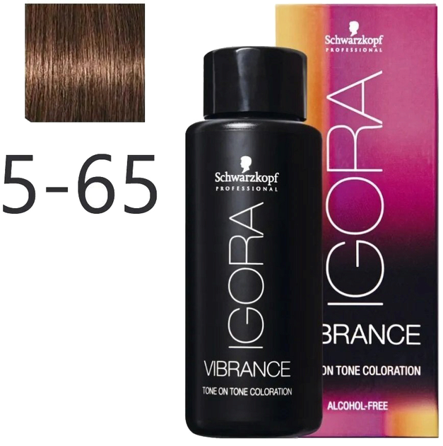 Краска для волос Schwarzkopf Igora Vibrance 5-65 Светло-коричневый 60ml ...