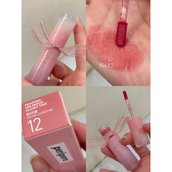 Сяючий тинт Peripera Ink Mood Glowy Tint 12 Warm-Gorithm світлий рожевий 4 г - зображення 2
