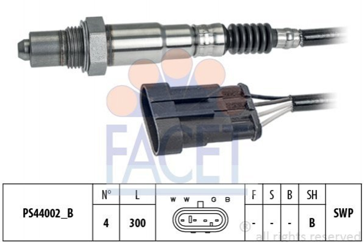 Лямбда-зонд Doblo/Combo 05- 1.2-1.4i Facet (108203) - зображення 1