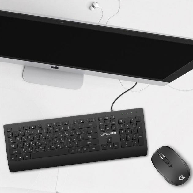 Клавіатура дротова OfficePro SK360 USB Black (SK360) - зображення 11
