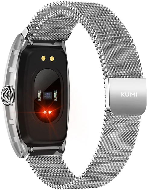 Смарт-годинник Kumi K18 Svarovski Silver (KU-K18/SR) - зображення 4