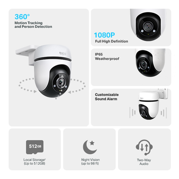 Зовнішня Wi-Fi IP-камера TP-LINK Tapo C500 - зображення 2