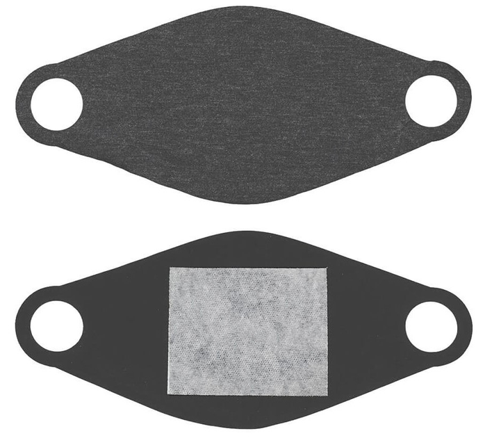 Maseczki ochronne Elmak z wymiennym filtrem, 3 szt. Szary (MED-M04) - obraz 2