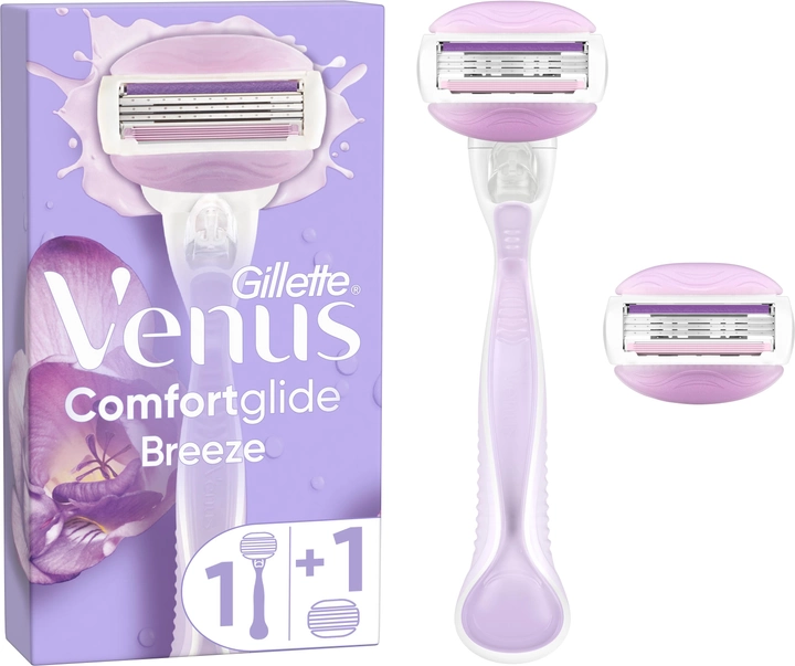 Maszynka do golenia damska Venus ComfortGlide Breeze z 2 wymiennymi wkładami (7702018886166) - obraz 2