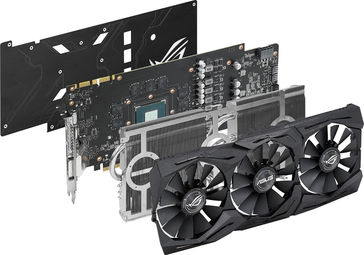 Відеокарта Asus PCI-Ex GeForce GTX 1070 ROG Strix 8GB GDDR5