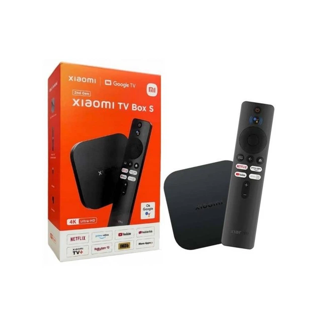 Смарт ТВ Приставка Xiaomi Mi Box S 4K 2nd Gen (MDZ-28-AA) 2023