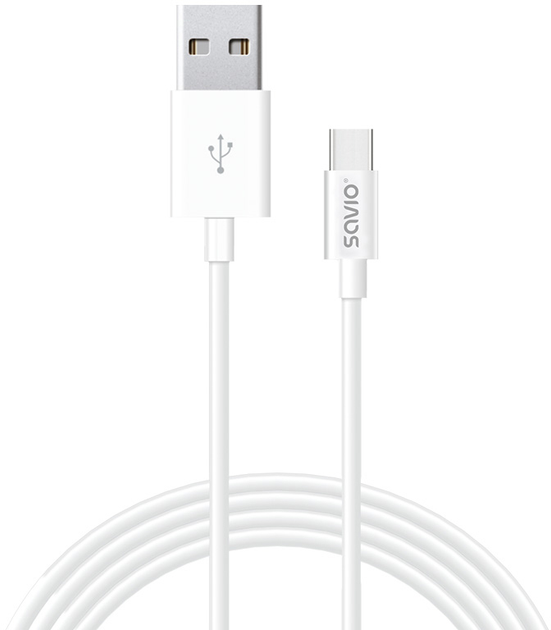 Kabel Savio CL-126 USB-A - USB Typ-C 3 A 1 m (SAVKABELCL-126) - obraz 1