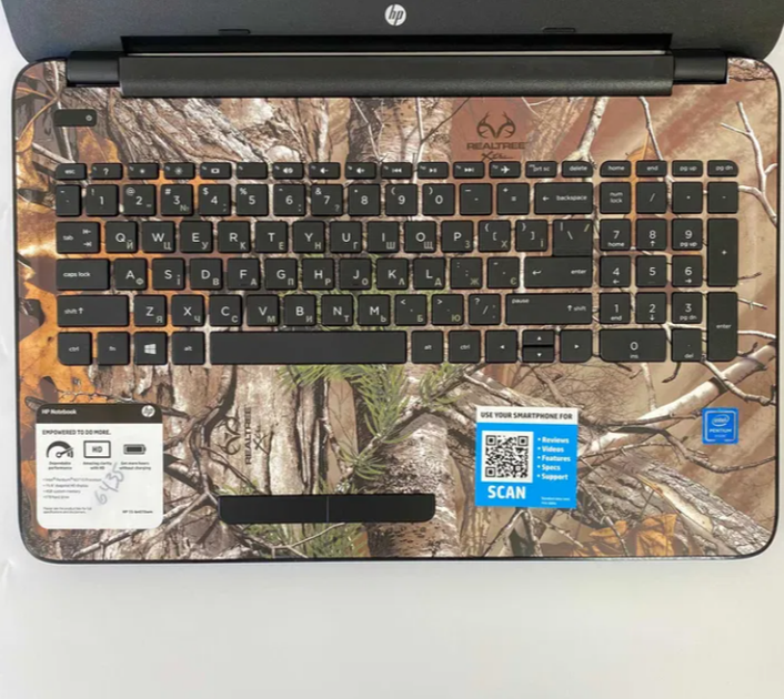 Ноутбук HP 15-BN070WM / 15.6" TN / Intel Pentium N3710 (4 ядра по 1.60-2.56 GHz) / 8GB DDR3 / 240GB SSD / HD Graphics 405 / WebCam б/у - изображение 4