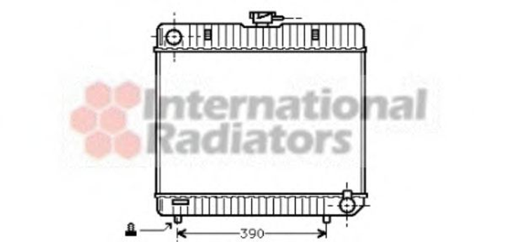 Радиатор охлаждения двигателя MB W123/W126 MT 76-84 Van Wezel Van Wezel (30002042) - изображение 1