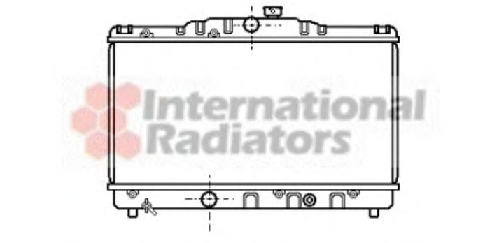 Радиатор охлаждения COROLLA EE90 1.3MT 87-92 пр-во Van Wezel Van Wezel (53002115) - изображение 1