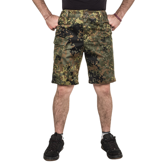 Шорти тактичні камуфляжні чоловічі Brotherhood Camo Флектарн рипстоп 48-50 - зображення 1