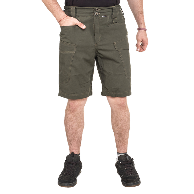 Шорти чоловічі для силових структур Brotherhood Camo Хакі ріп-стоп 50-52 TR_BH-U-SH-KHD-48 - Фото 3 Шорти чоловічі для силових структур Brotherhood Camo Хакі ріп-стоп 50-52 TR_BH-U-SH-KHD-48 - зображення 3