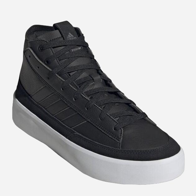 Чоловічі кеди високі adidas Znsored Hi Prem Leather IG0437 41.5 (7.5UK) 26 см Чорні (4066756261832) - зображення 2