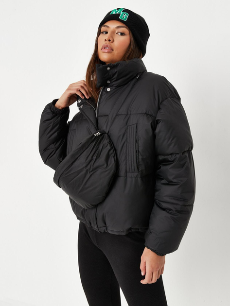 Куртка демисезонная короткая женская Missguided O1449048 36 Черная ...