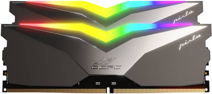 Оперативная память OCPC DDR5-6000 32768MB PC5-48000 (Kit of 2x16384) PISTA RGB Titan (MMPT2K32GD560C32T) - изображение 1