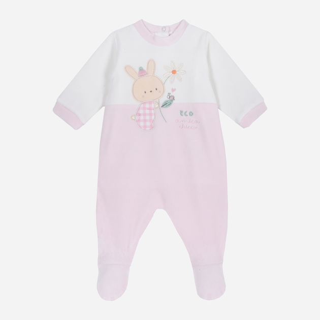 Pajac niemowlęcy Chicco 09002037000000-011 80 cm Różowy (8054707850606) - obraz 1