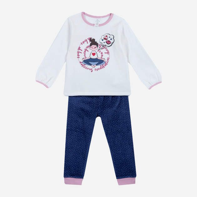 Piżama (Bluza+spodnie) Chicco 09031330000000-030 122 cm Niebiesko-biała (8054707914278) - obraz 1