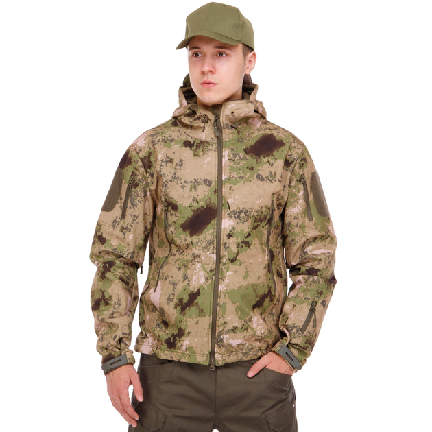 Куртка тактична флісова SP-Sport ZK-20 Колір: Камуфляж Surpat розмір: XXL - зображення 1
