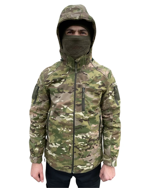 Куртка Softshell Мультикам утеплена (комбат) XL - зображення 1