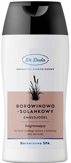 Emulsjożel do ciała Dr Duda Borowinowo-solankowy rozgrzewający 200 g (5902814100202) - obraz 1
