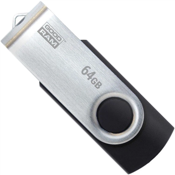 Флеш-накопичувач USB 64GB GOODRAM UTS2 (Twister) Black (UTS2-0640K0R11) - изображение 5