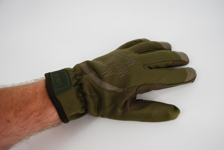 Перчатки тактические с пальцами Mechanix wear 9025_XXL_Olive - изображение 1