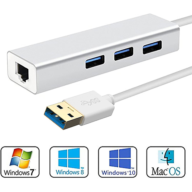 USB-Хаб Ugreen USB-C Gigabit Ethernet