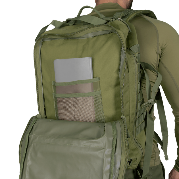 Рюкзак Foray 40л Олива + чохол (8753) - зображення 9